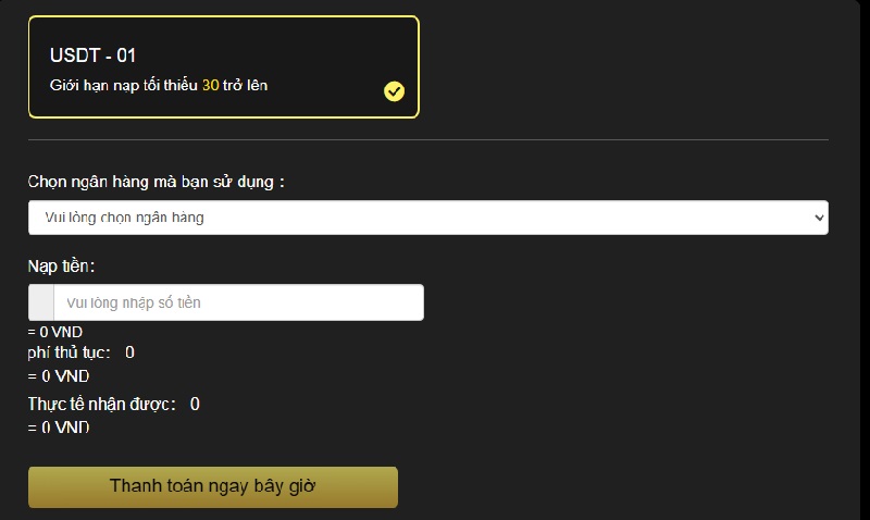 Dễ dàng chọn hình thức giao dịch qua tiền điện tử